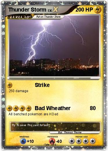 Pokemon Thunder Storm