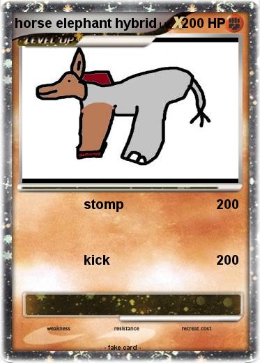 Pokemon horse elephant hybrid