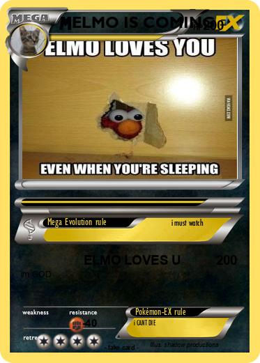 Pokemon ELMO IS COMING