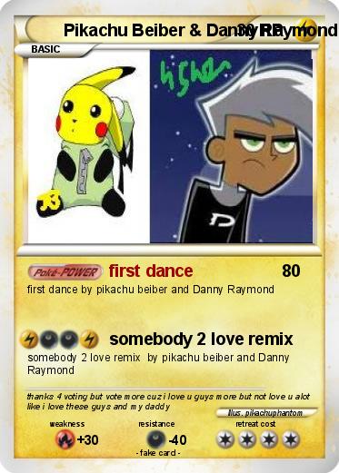 Pokemon Pikachu Beiber & Danny Raymond
