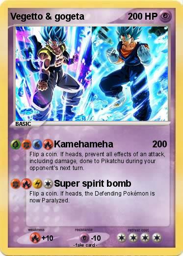 Pokemon Vegetto & gogeta