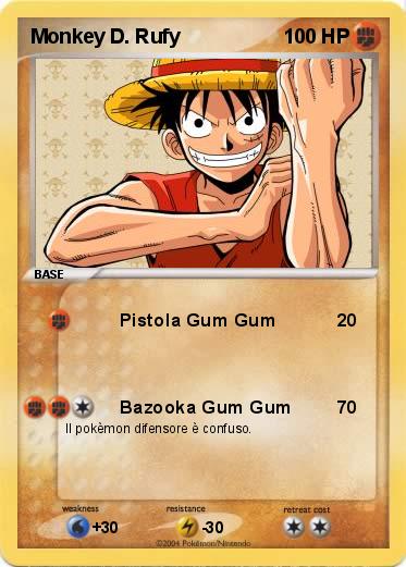 Pokemon Monkey D. Rufy