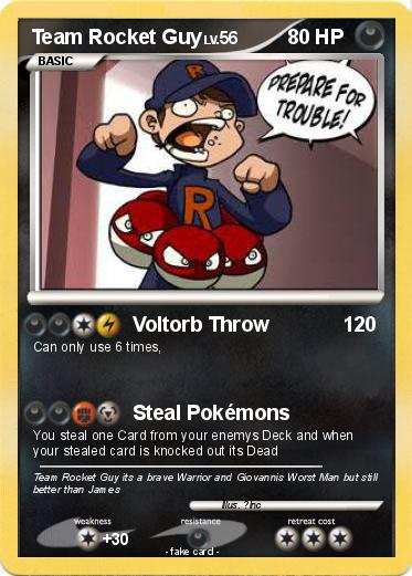 Pokemon Team Rocket Guy