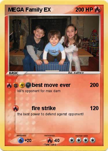 Pokemon MEGA Family EX
