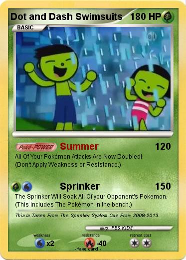 Pokemon Dot and Dash Swimsuits