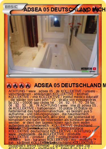 Pokemon ADSEA 05 DEUTSCHLAND MICHAELVA REAL LIFE 2020 LOSTPLACE DEUTSCHLAND IME DEUTSCHLAND
