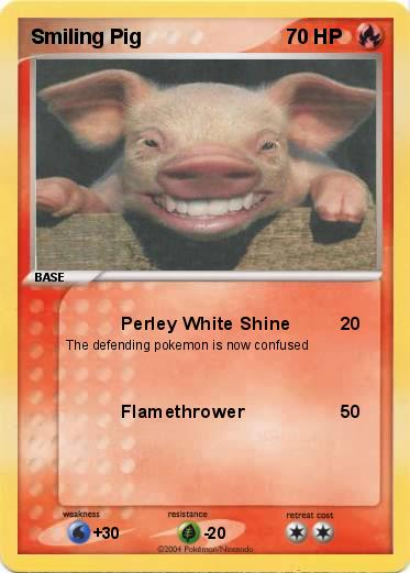 Pokemon Smiling Pig