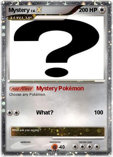 Pokemon Mystery