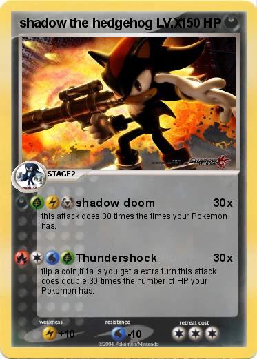 Pokemon shadow the hedgehog LV.X