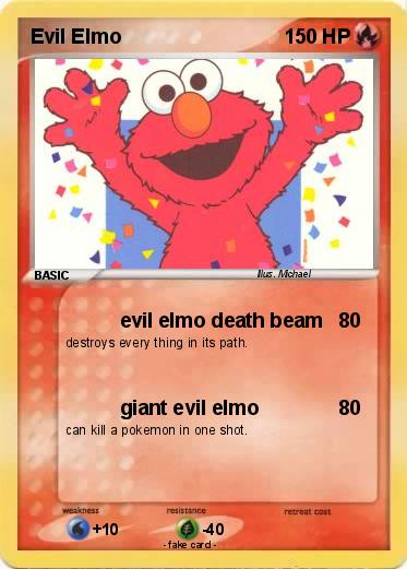 Pokemon Evil Elmo