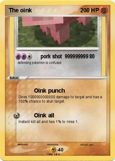 Pokemon The oink