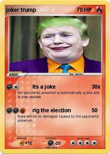 Pokemon joker trump