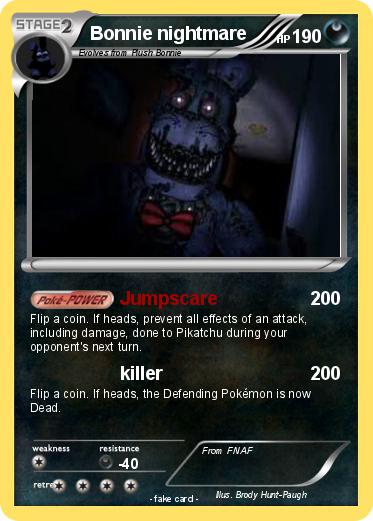 Pokemon Bonnie nightmare