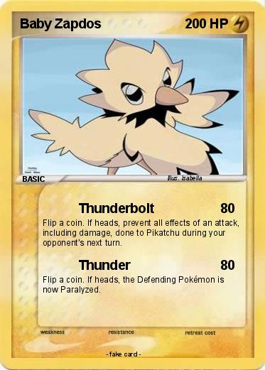 Pokemon Baby Zapdos