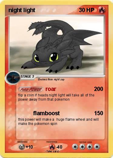 Pokemon night light