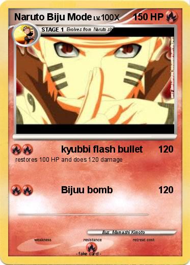 Pokemon Naruto Biju Mode