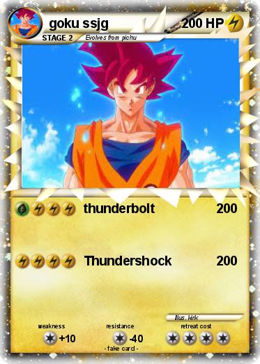 Pokemon goku ssjg