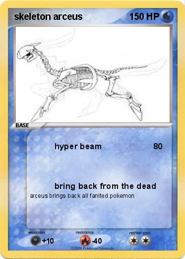 Pokemon skeleton arceus
