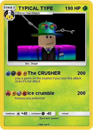 Pokemon TYPICAL TYPE