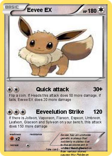 Pokemon Eevee EX