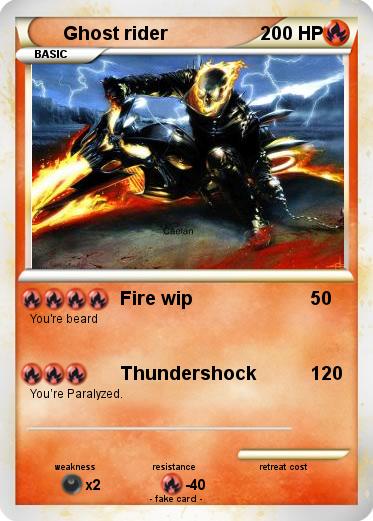 Pokemon Ghost rider