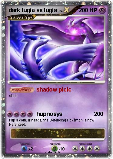 Pokemon dark lugia vs lugia