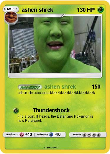 Pokemon ashen shrek
