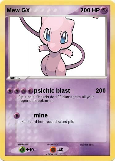 Pokemon Mew GX
