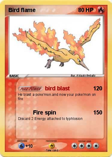 Pokemon Bird flame