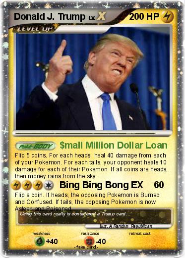 Pokemon Donald J. Trump