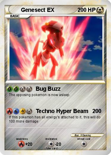 Pokemon Genesect EX