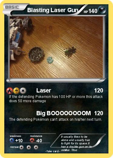 Pokemon Blasting Laser Gun