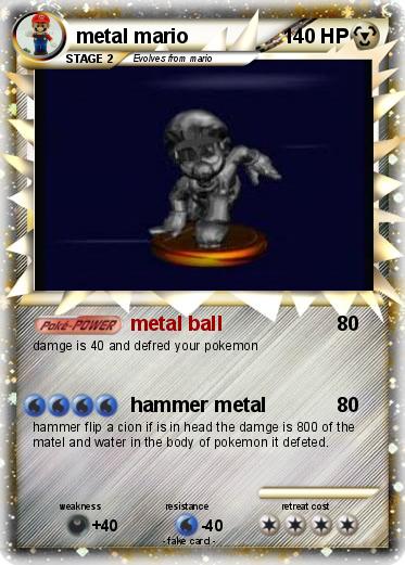 Pokemon metal mario