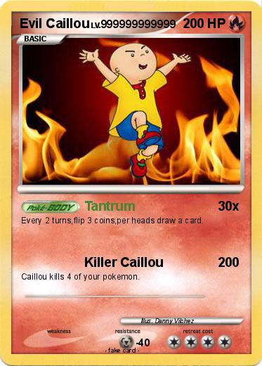 Pokemon Evil Caillou