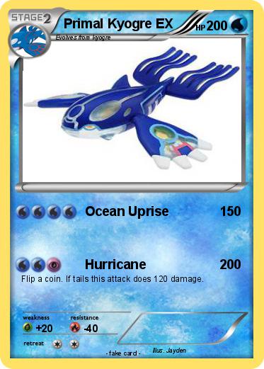Pokemon Primal Kyogre EX