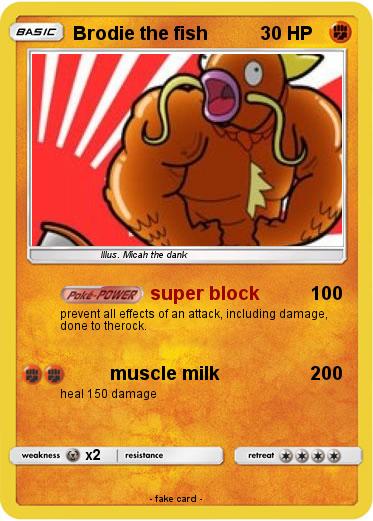 Pokemon Brodie the fish