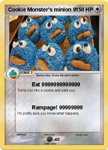 Pokemon Cookie Monster's minion 9
