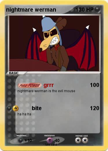 Pokemon nightmare werman