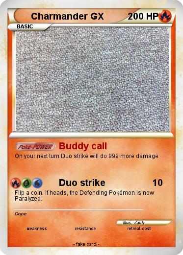 Pokemon Charmander GX