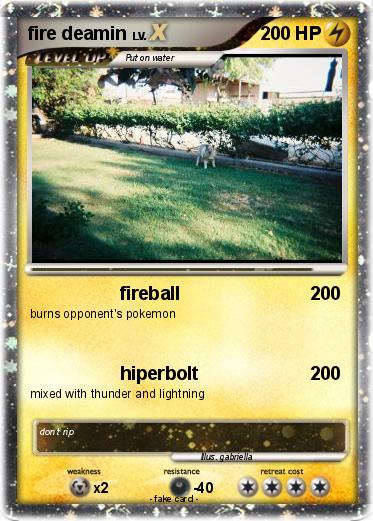 Pokemon fire deamin