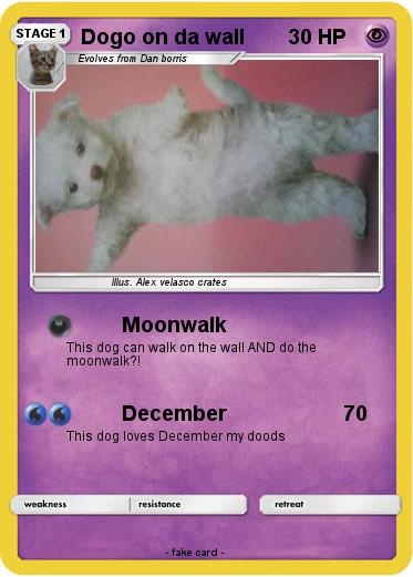 Pokemon Dogo on da wall