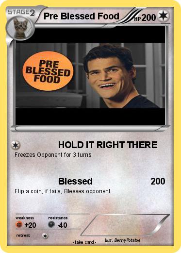 Pokemon Pre Blessed Food