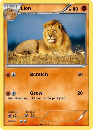 Pokemon Lion