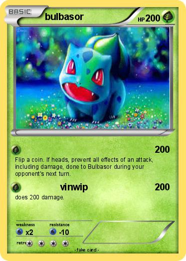Pokemon bulbasor