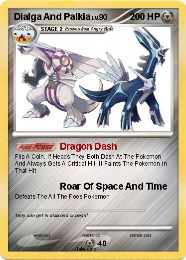 Pokemon Dialga And Palkia