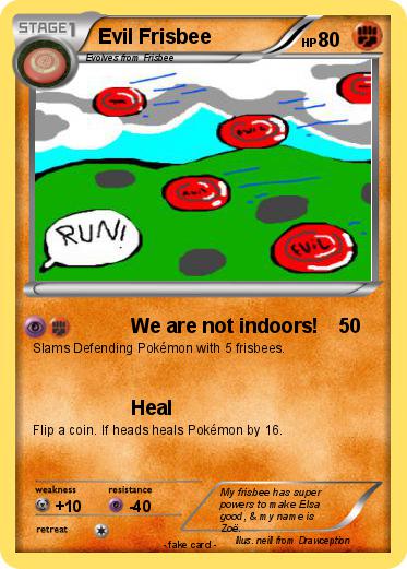 Pokemon Evil Frisbee