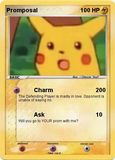 Prom Pokemon Will You Go to Prom with Me Prom Card Video Game Card Prom Proposal Checkbox Card Prom? Card Promposal Card Yes No Card