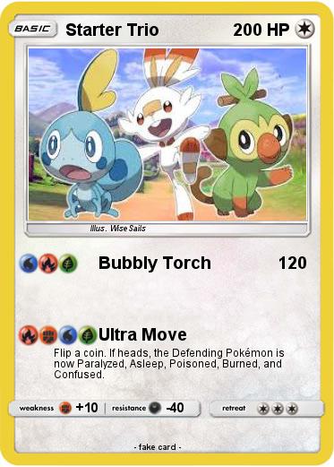 Pokemon Starter Trio