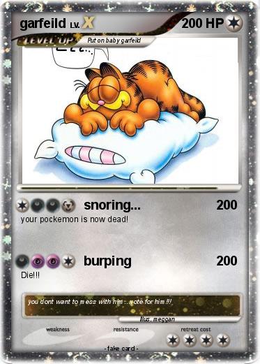 Pokemon garfeild