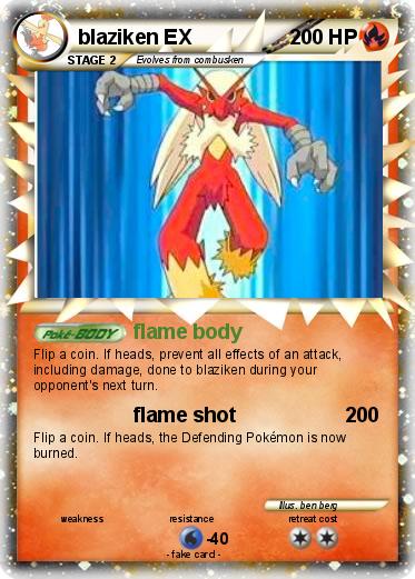 Pokemon blaziken EX